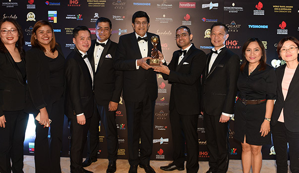 Asia's best B2B travel provider at the World Travel Awards 2018